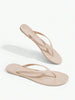 Grefit Spring And Summer New Round Toe Flat Bottom Casual Vacation Simple Apricot Women's Flat Sandals Slippers Women's Flip-Flops